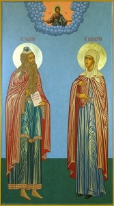 Св. пророк Захария и св. праведная Елисавета, родители Иоанна Предтечи